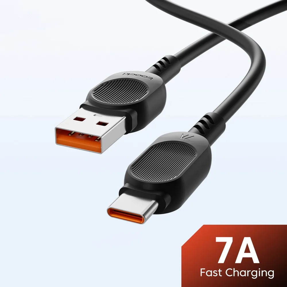 

100W 7A USB Type C Cable USB-A TYPE-C Toocki Fast Charging Cable 0.25M/1.2M/2M/3M Single Head USB C Charger Data Cord