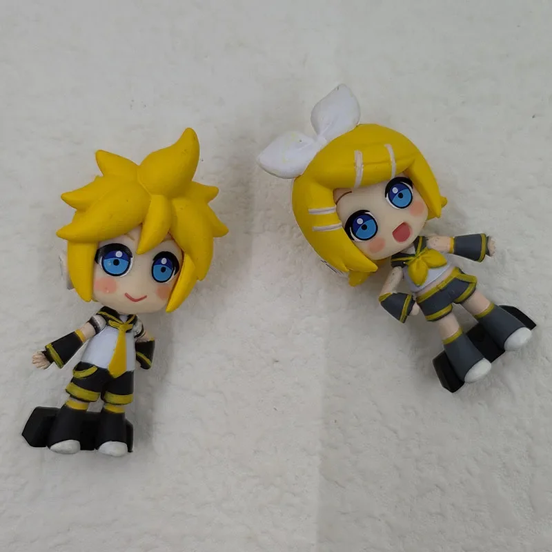 4 ชิ้น/เซ็ตอะนิเมะHatsune Miku Action Figure Kagamine Rin Kagamine Lenตุ๊กตาKawaiiของเล่นเครื่องประดับฮาโลวีนแฟนของขวัญของเล่นเด็ก