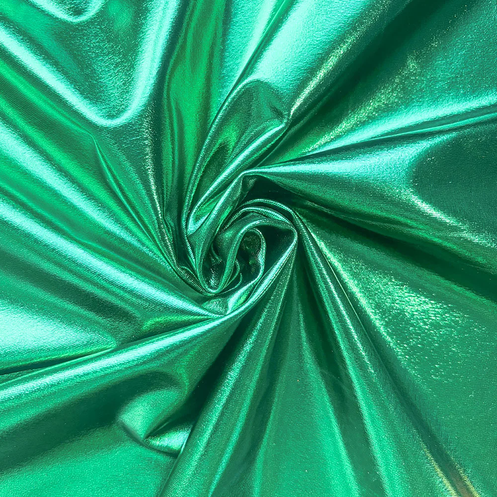 59in Width Shiny Surface Spandex Fabric Four-sided Stretch Bronzing Cloth Wedding Decoration Stage Performance Clothing Material