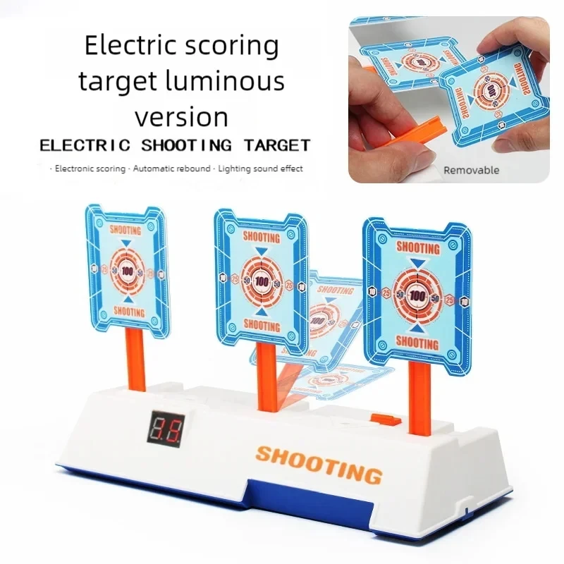 New  Competition Party Game Electronic Scoring Target Multiplayer Shooting Training Prop Friend Interactive Party Toy with Music