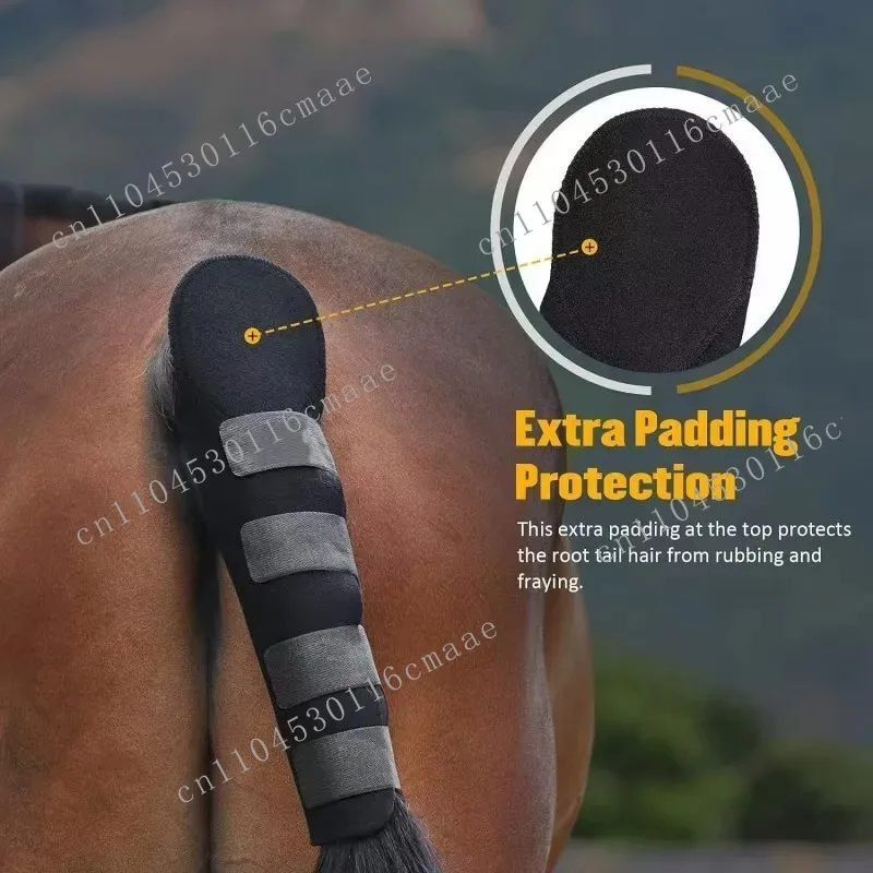 Ponytail Protective Cover Prevent Flies Mosquito Bites Tail Storage Horses Durable Beauty Bag Equestrian Supplies