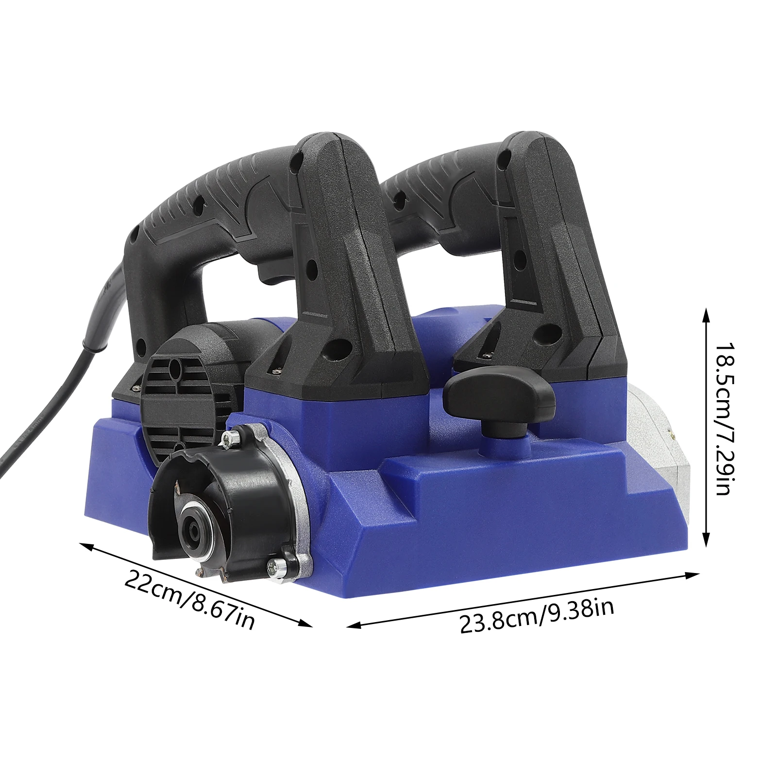 1300 W elektrische Wandhobelmaschine, Power-Handhobel, Schaufelwandmaschine mit Kabel und Tragetasche zum Entfernen von Farbkitt