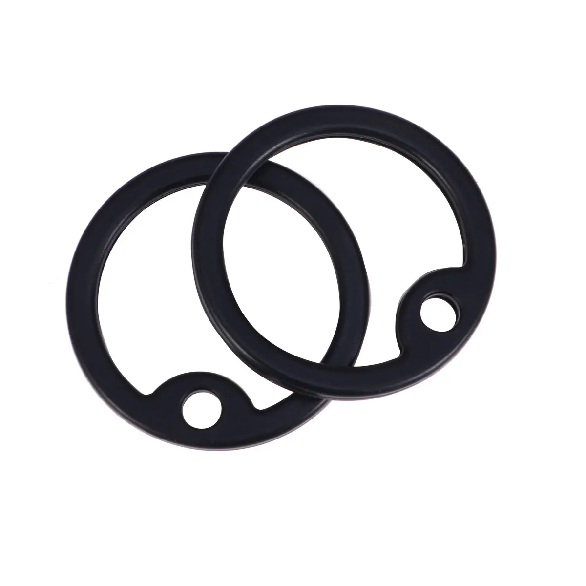 

2 pcs Dog Tag Silencers Silicone Identity Card Sound Silence Circle Mute Durable Stretch Protect Edges Reduce Noise