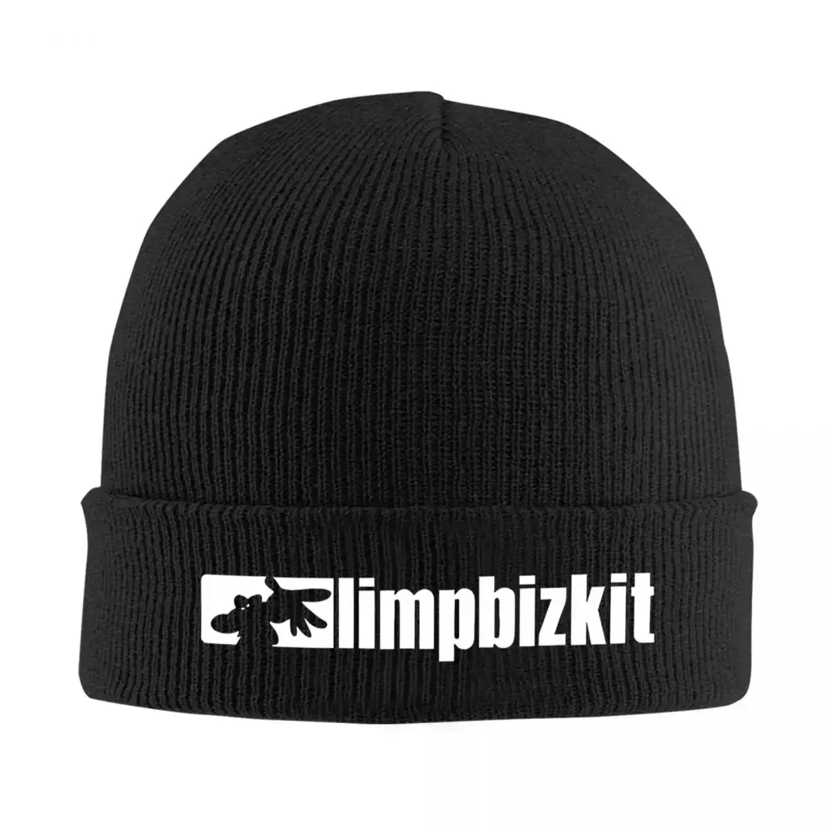 Limp Bizkit LOGO Winter Beanie Warm Band Rap Rock Caps Female Male Knitted Caps Outdoor Beanies Hats for Men Women Adult