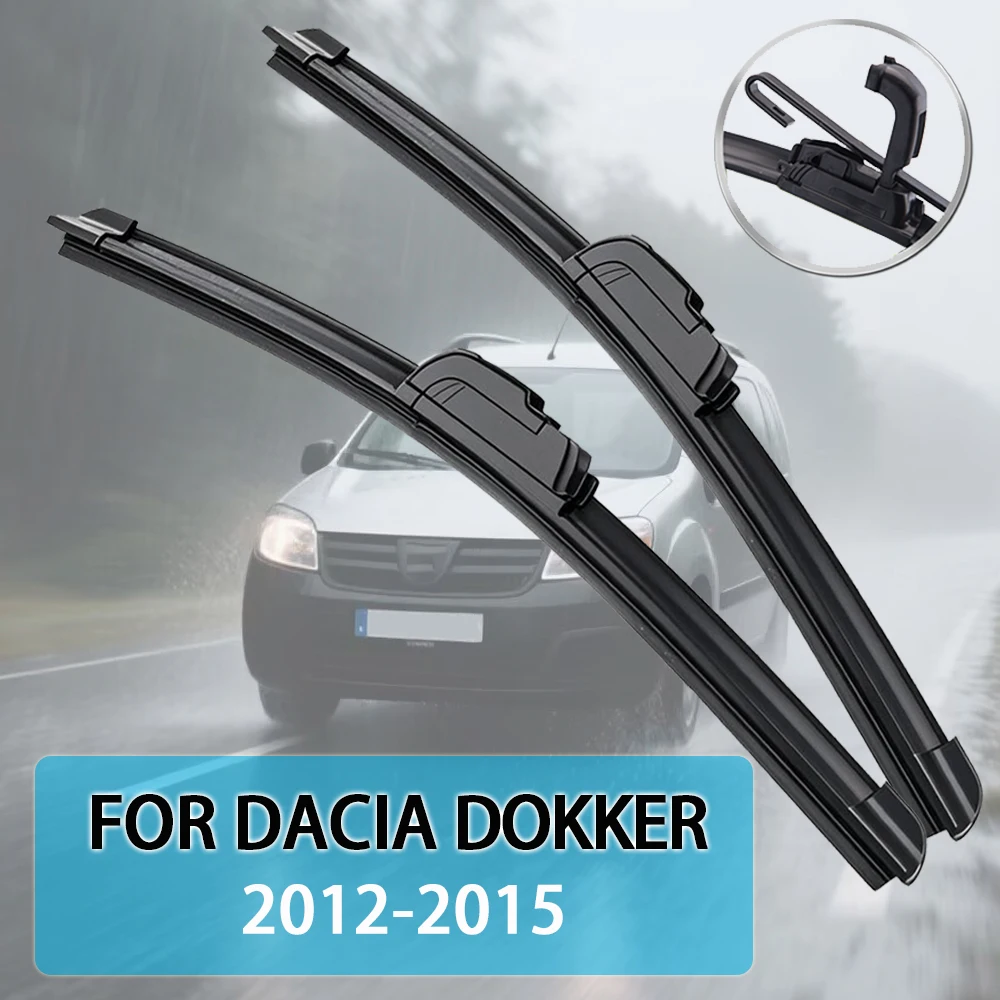 

Автомобильная щетка стеклоочистителя для Dacia Dokker 2012-2025 22 "+ 16" резиновая заправка для лобового стекла, стеклоочиститель переднего окна, автоаксессуары