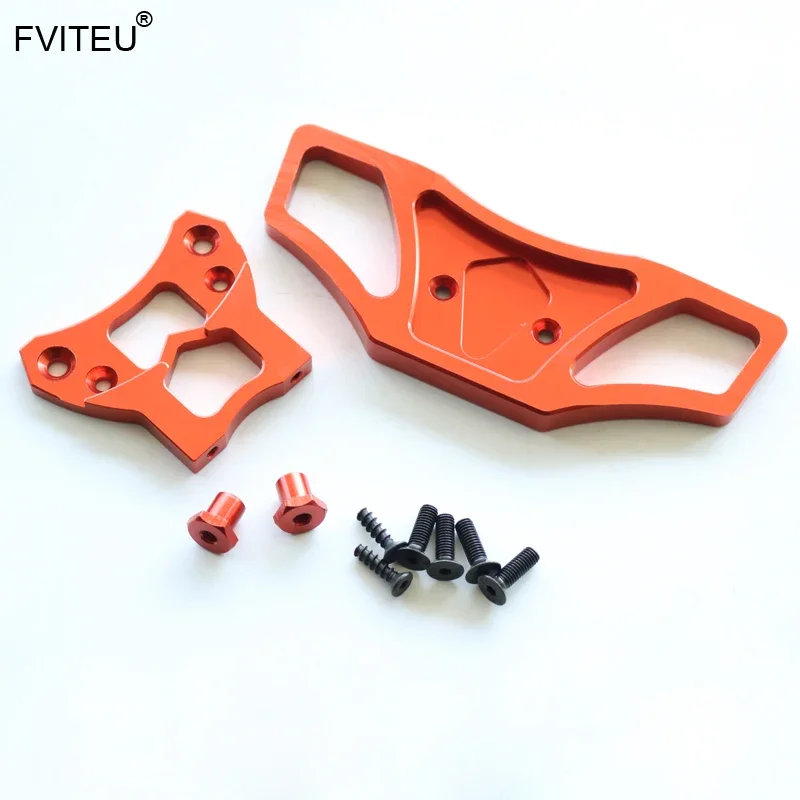 FVITEU CNC alloy front bumper set fits 1/5 HPI Baja 5b ss 5t 5sc Rovan King Motor