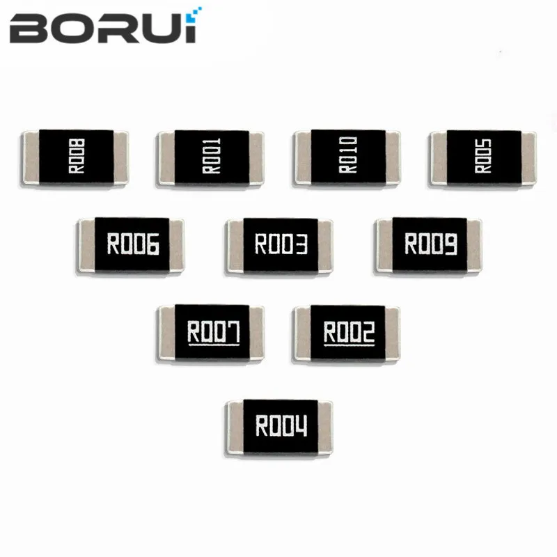 Сопротивление сплава 50 шт. 2512 2 Вт R001 R002 R003 R004 R005 R006 R008 R010 R012 R015 R020 R025 R030 R050 1% чип-резисторы