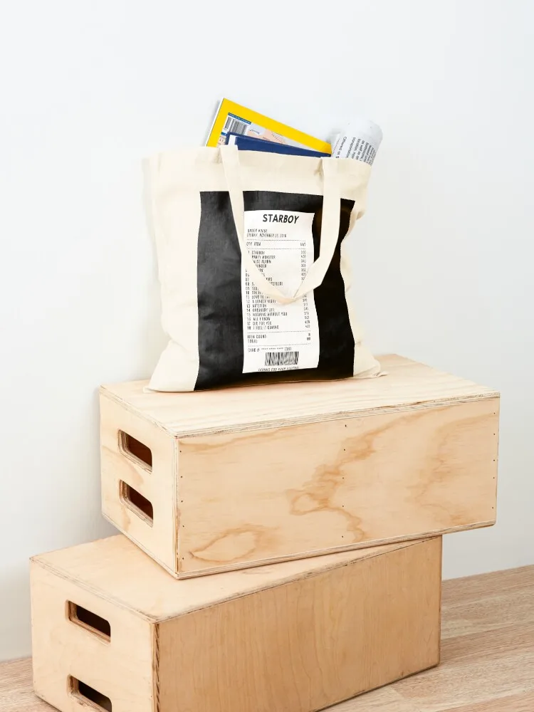 ستاربوي إيصالات حمل حقيبة سيدة حقيبة حمل الحقائب القماشية حقيبة المتسوق حقائب النساء المخصصة