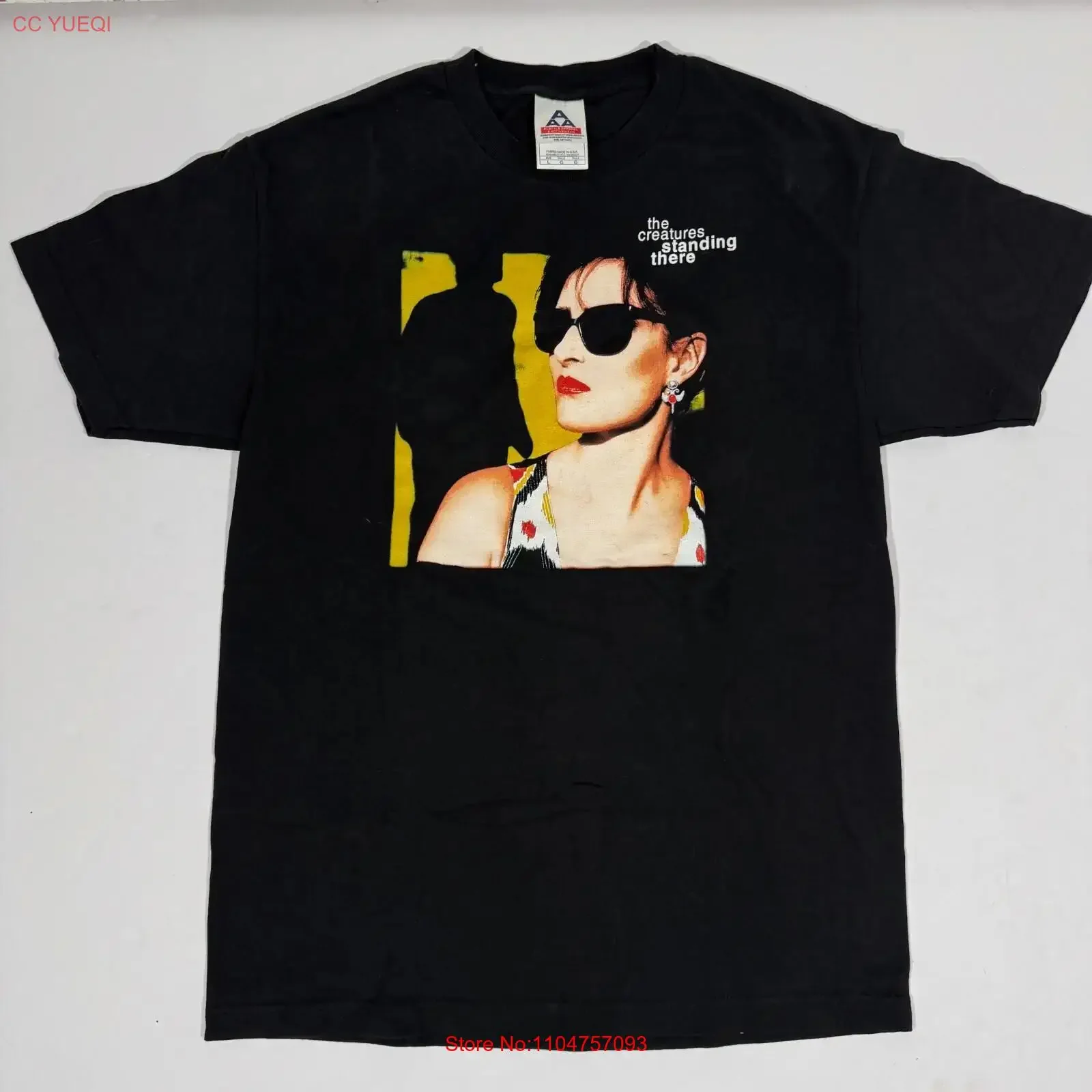Vintage THE CREATURES T Shirt Concert Tour Band Siouxsie and Banshees ORIGINAL vintage Washed Casual Slightly