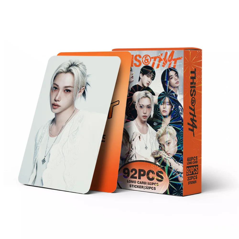 92Pcs 10th RUN IT THIS & THAT Lomo Cards Photocards Stickers HD Fans Collection Cards Decorative Stickers Present Gifts
