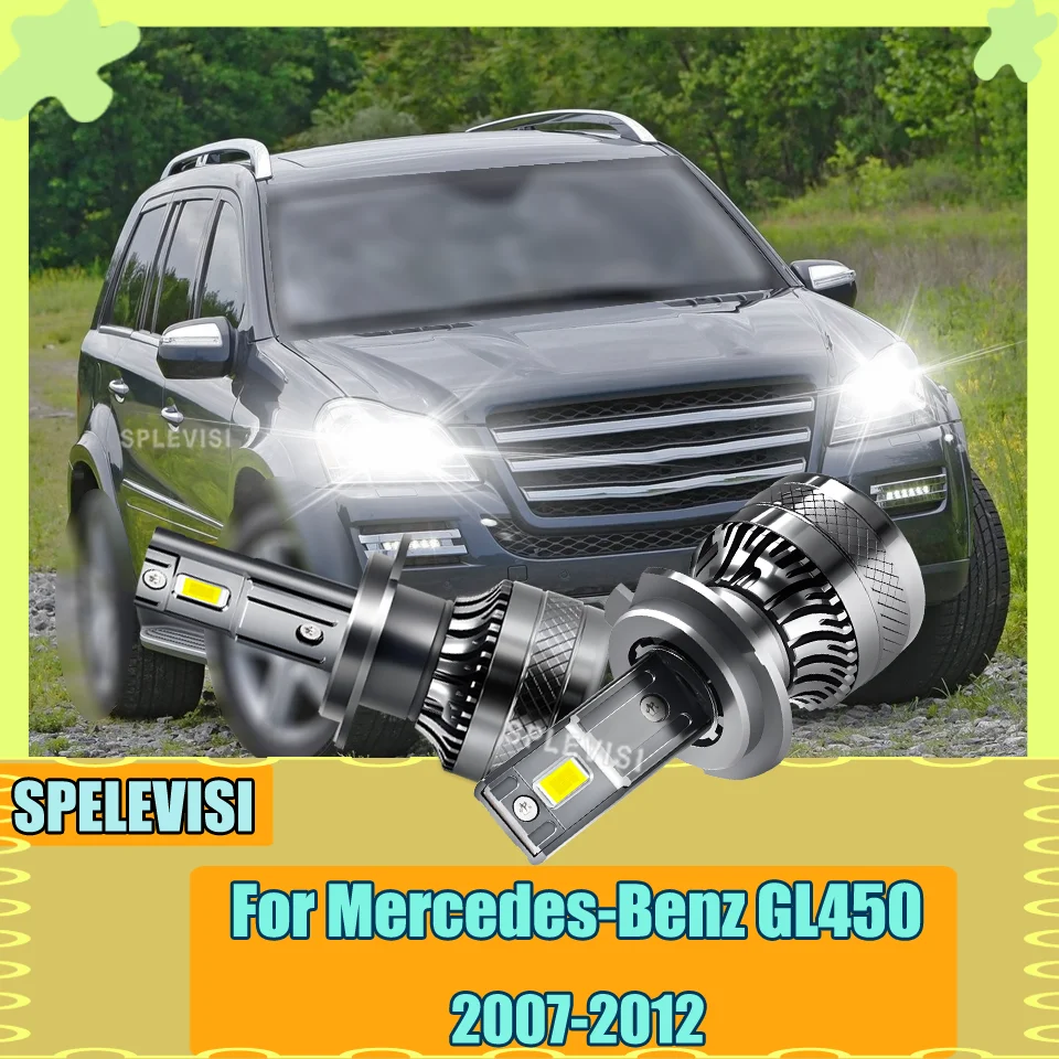 

12V 499/H7 Car Headlight White Bulb Lamp Lights Perfect for all Weather For Mercedes-Benz GL450 2007 2008 2009 2010 2011 2012