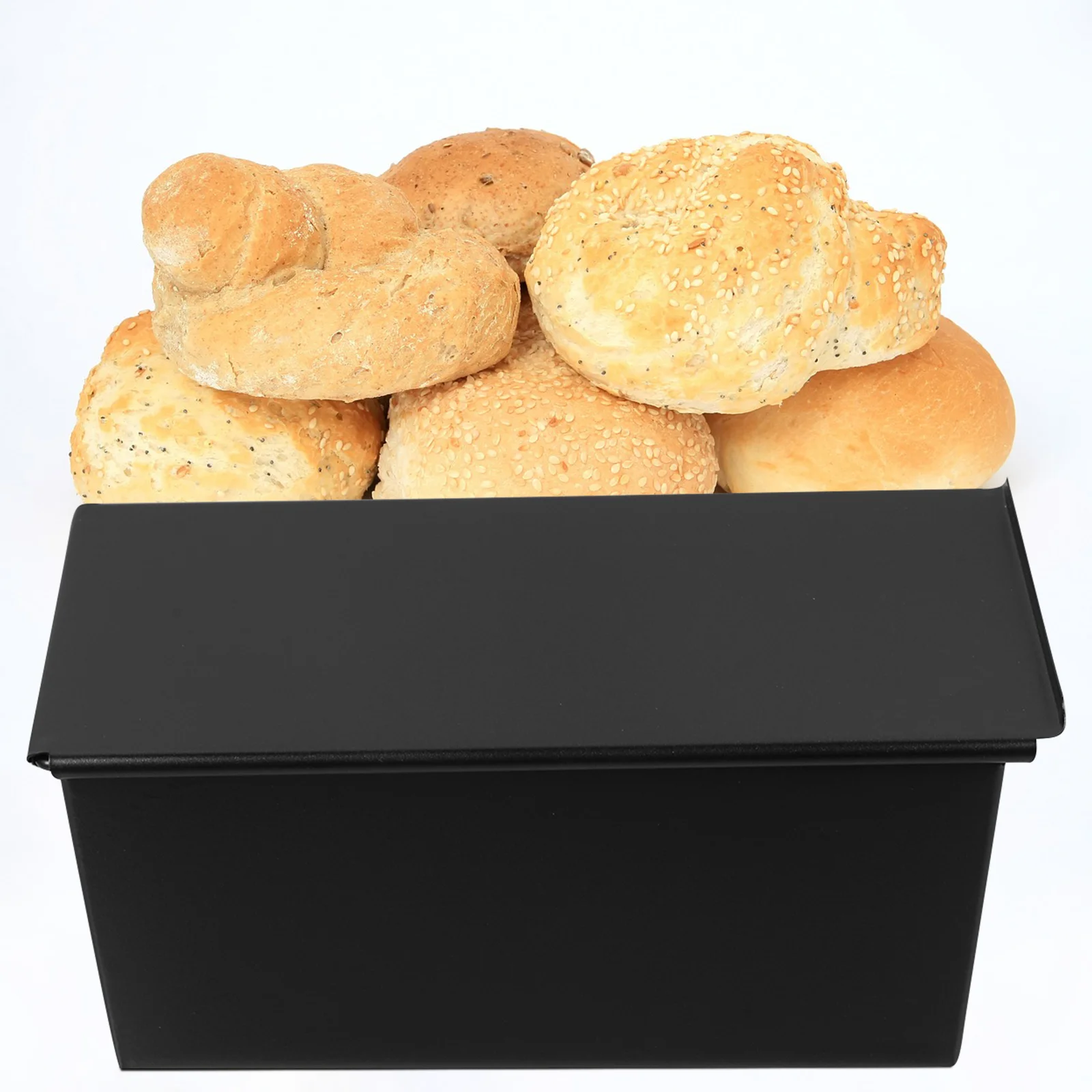 Pan Bread Baking Loaf Mold Lid Toast Carbon Steel Bakeware Supplies Sandwich Metal Making Box