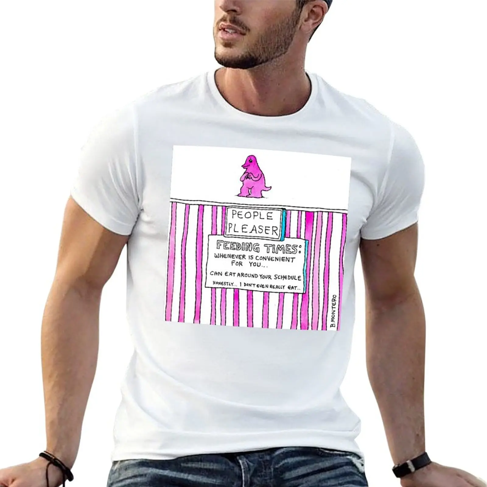 Camiseta People Pleaser, paquete de camisetas de algodón, camisetas divertidas para hombre, camiseta de algodón de alta calidad
