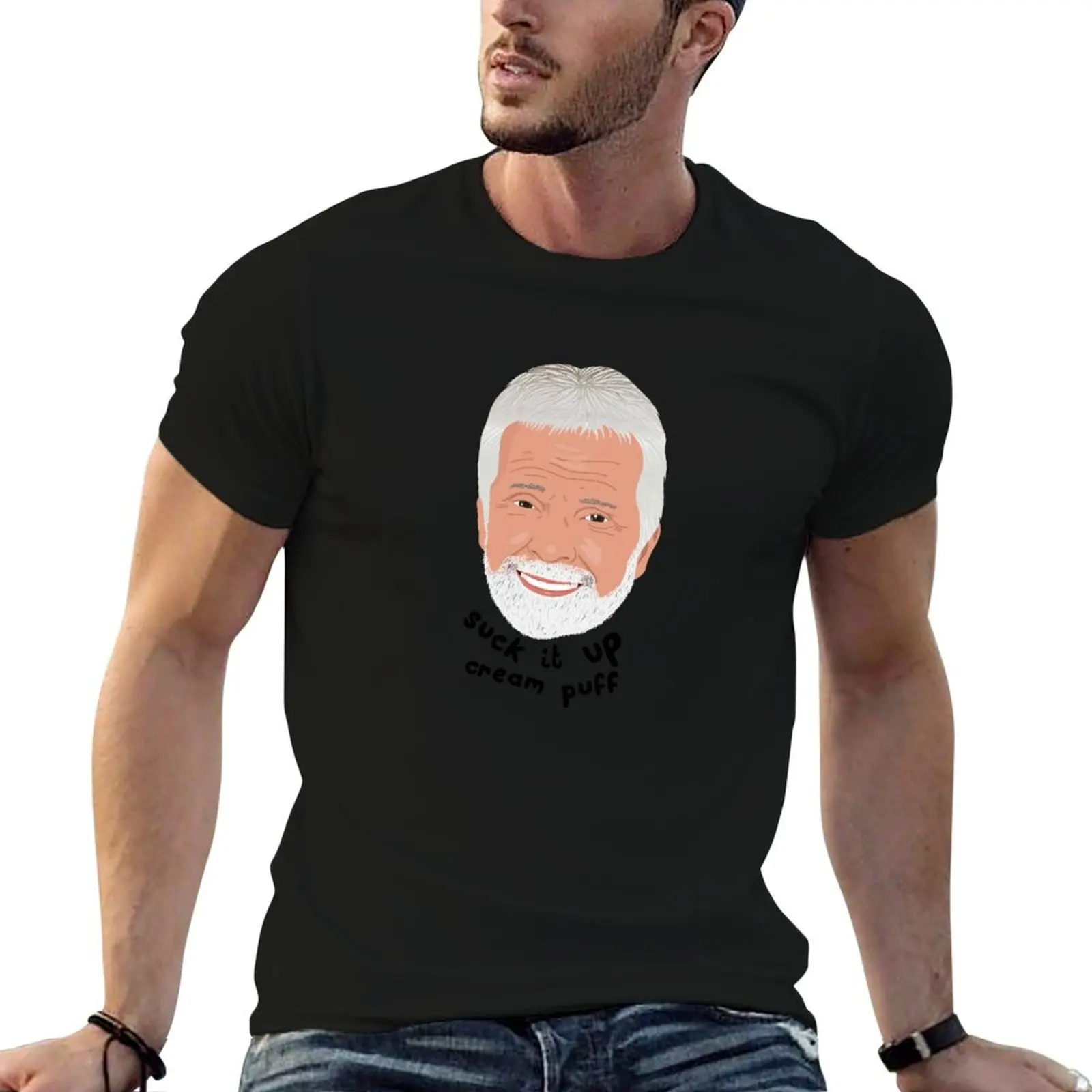 Captain Lee - Suck It Up Cream Puff T-Shirt Short sleeve tee man clothes summer tops custom t shirt men tshirt