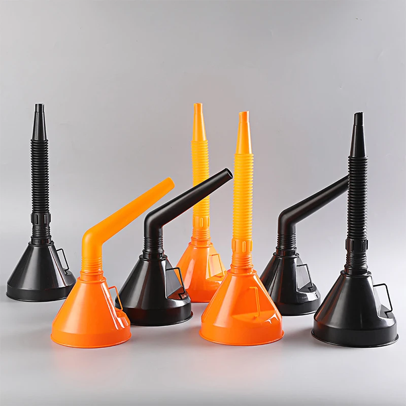 Car Maintenance Funnel Kit Flexible Wide Mouth Perfect for Adding Engine Oil, Coolant, or Windshield Washer Fluid Without Spills