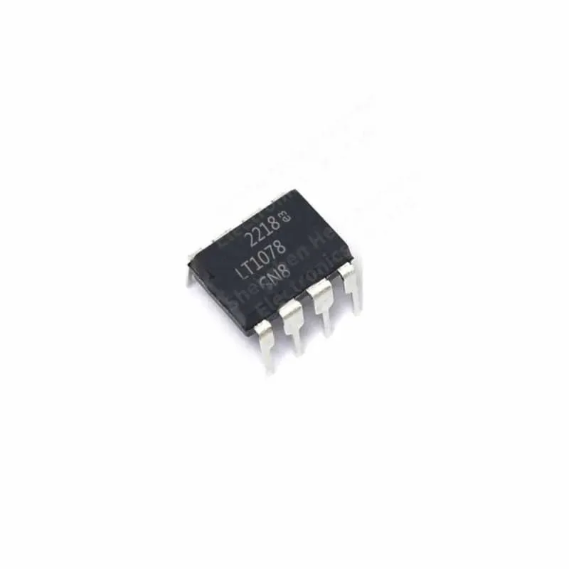 10ชิ้น LT1078CN8วงจรรวมความแม่นยำเครื่องขยายเสียงชิปแพคเกจ8-PDIP