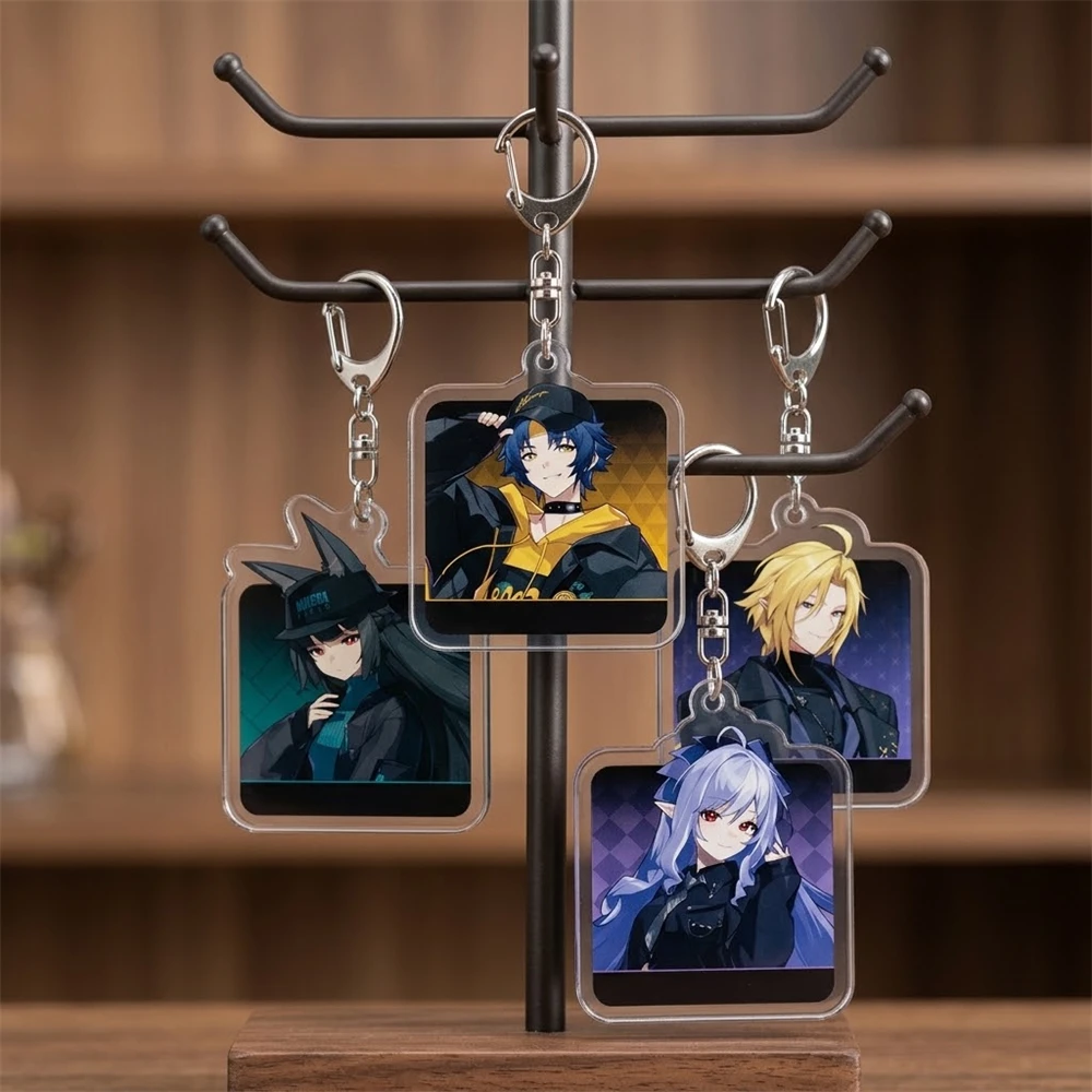 6CM Anime Zenless Zone Zero Acrylic Keychain Stand Model Ornament Accessories Goods Christmas Gifts