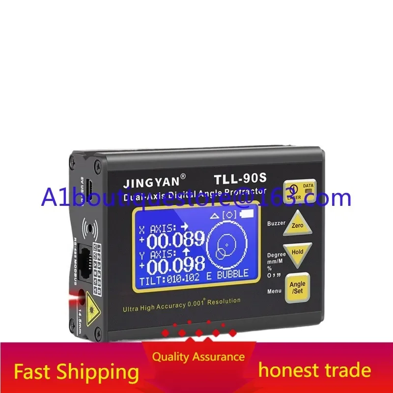 Laser Level Electronic Angle Meter with Magnetic High Precision 0.005 Dual Axis Digital Display Inclinometer TLL-90S