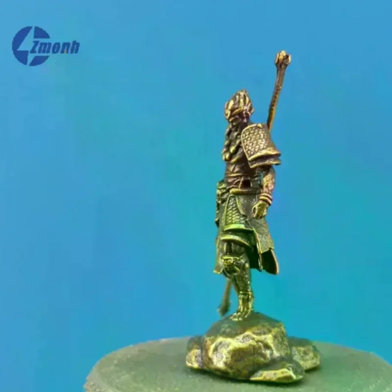 Antique Monkey Sun Wukong Miniature Figurines Craft Mini Golden Cudgel Wu Kong Statue Model Desk Ornaments Home Car Decor Craft