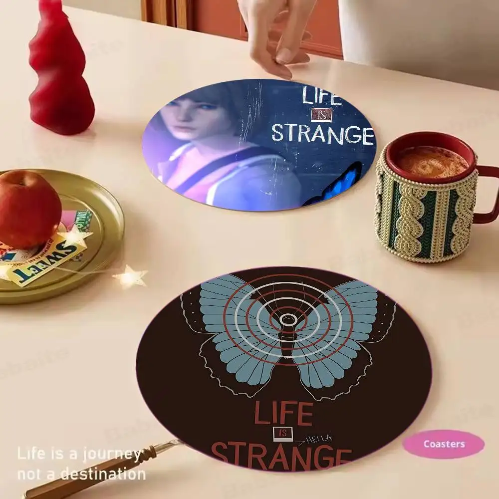 Indie Game Life Is Strange Wooden Coaster Colour Printing Cup Mat Home Desk Decoration Gifts