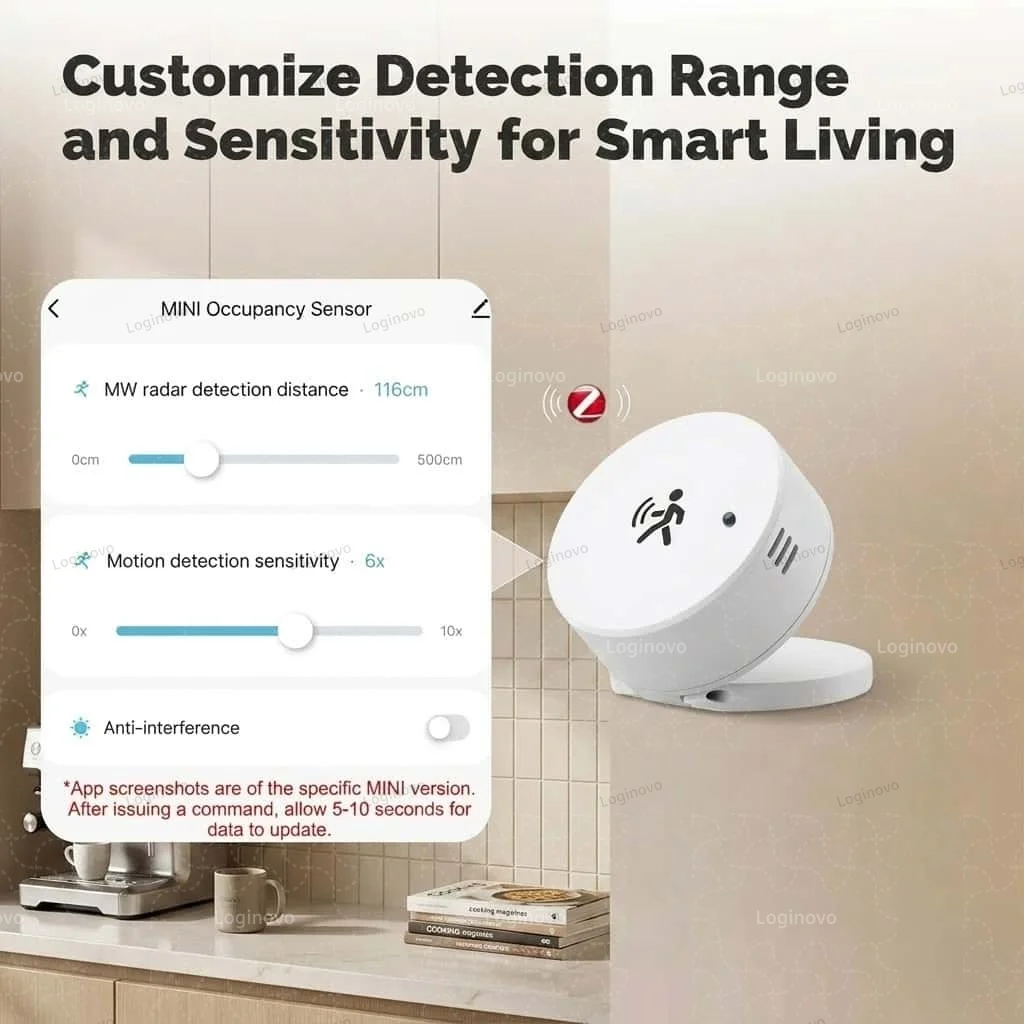 Czujnik obecności Zigbee, radar 24G, detektor ruchu statycznego i dynamicznego, opcjonalny czujnik światła/temperatury/wilgotności, kompatybilny z Tuya Smart Life, wersja Z2M dostępna. — zdjęcie produktu 5