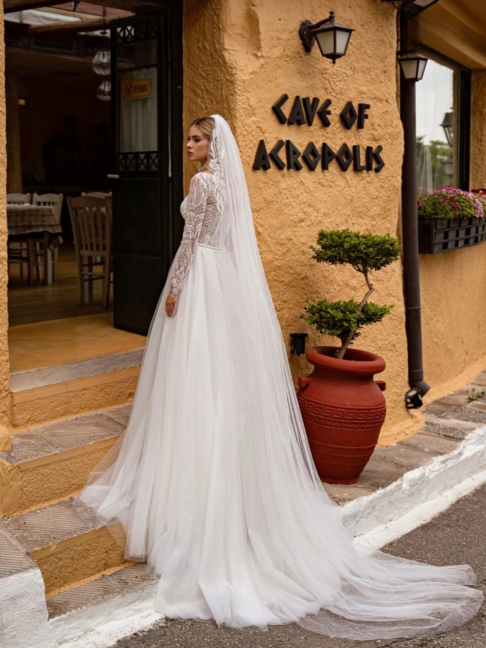 Vestido De novia modesto con cuello barco, manga larga, cuentas brillantes, lentejuelas, bata De novia, apliques personalizados, corte en A, vestido De novia