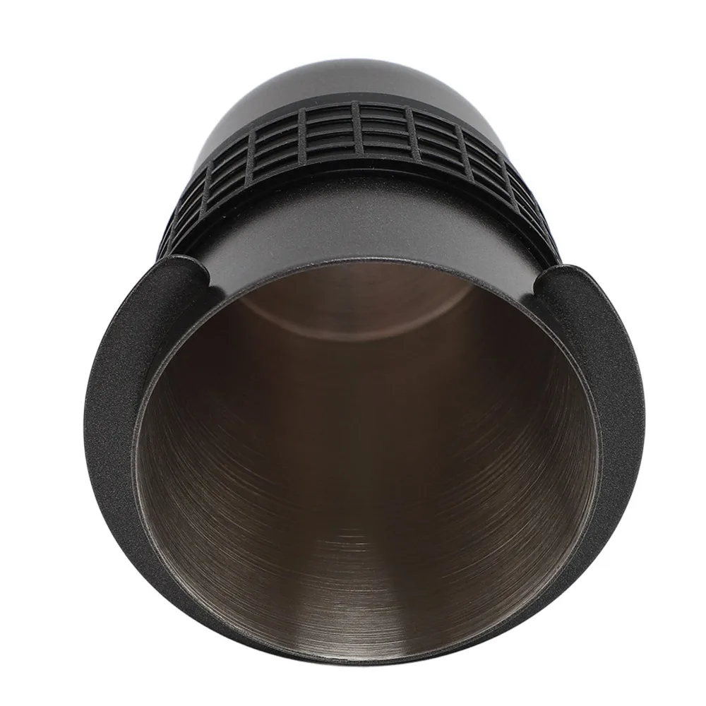 Stainless Steel Dosing Cup Black With Puck Screen Coffee Dosing Cup Even Coffee Grinding Coffee Powder Catcher Coffee Maker