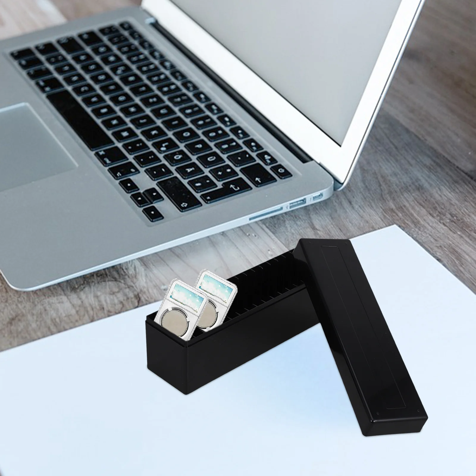 Coin Storage Box Large Capacity Black Organizer For Coin Collection Supplies Holder Display Case Commemorative Coins