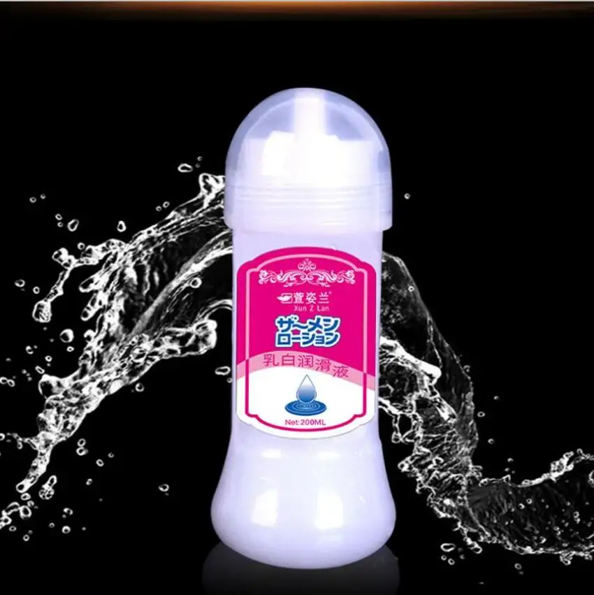 Lubricant for Men Women 200/300ml Sex Toys Cream Sex Viscous Lube Water Based Oil Lubricating Anal Vaginal Adult Imitation Semen