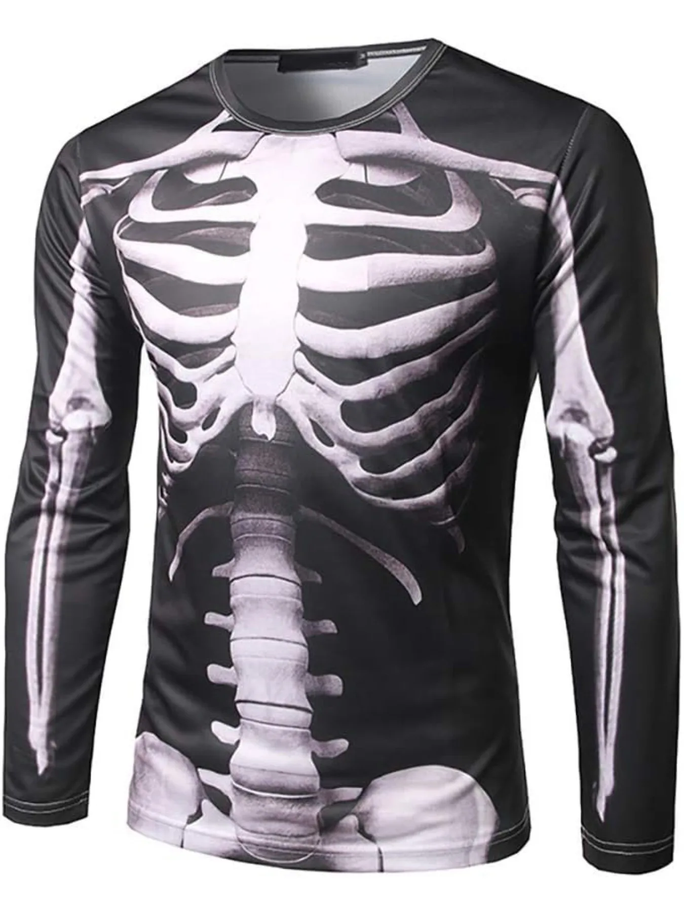 2026 Men's New Motocross Cycling Skully Jersey BMX Mountain Downhill Bike Top Enduro Racing Shirt Quick Dry Long Sleeves T Shirt