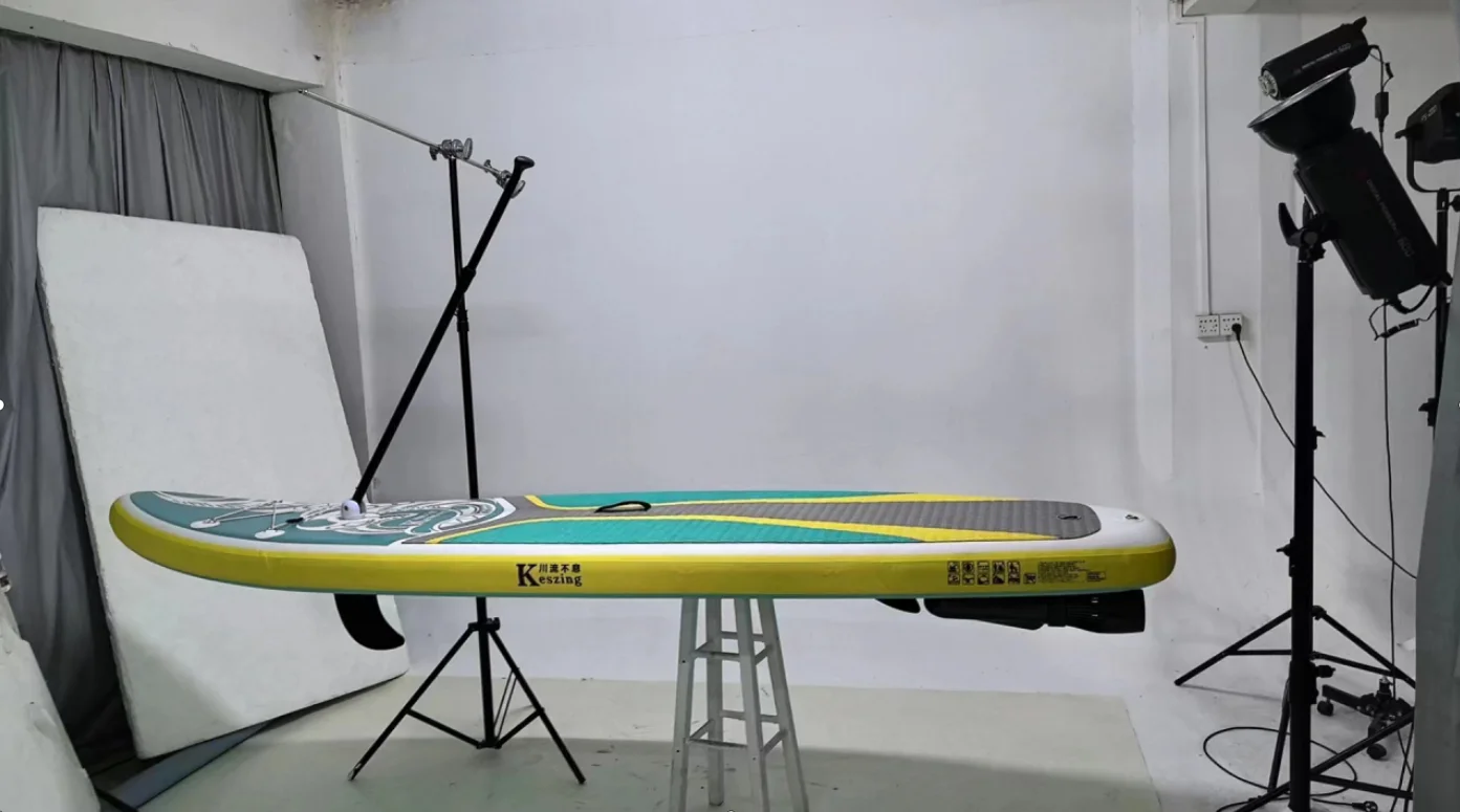 CAMORO Pushing papan SUP air dengan sirip elektrik 2H, peralatan bermain air selancar kolam renang lari 700W