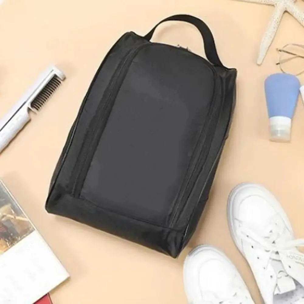 New Hand-Held Shoe Carrier Bag Lightweight Oxford Cloth Shoe Storage Bag Multifunction with Zipper Golf Shoe Bag
