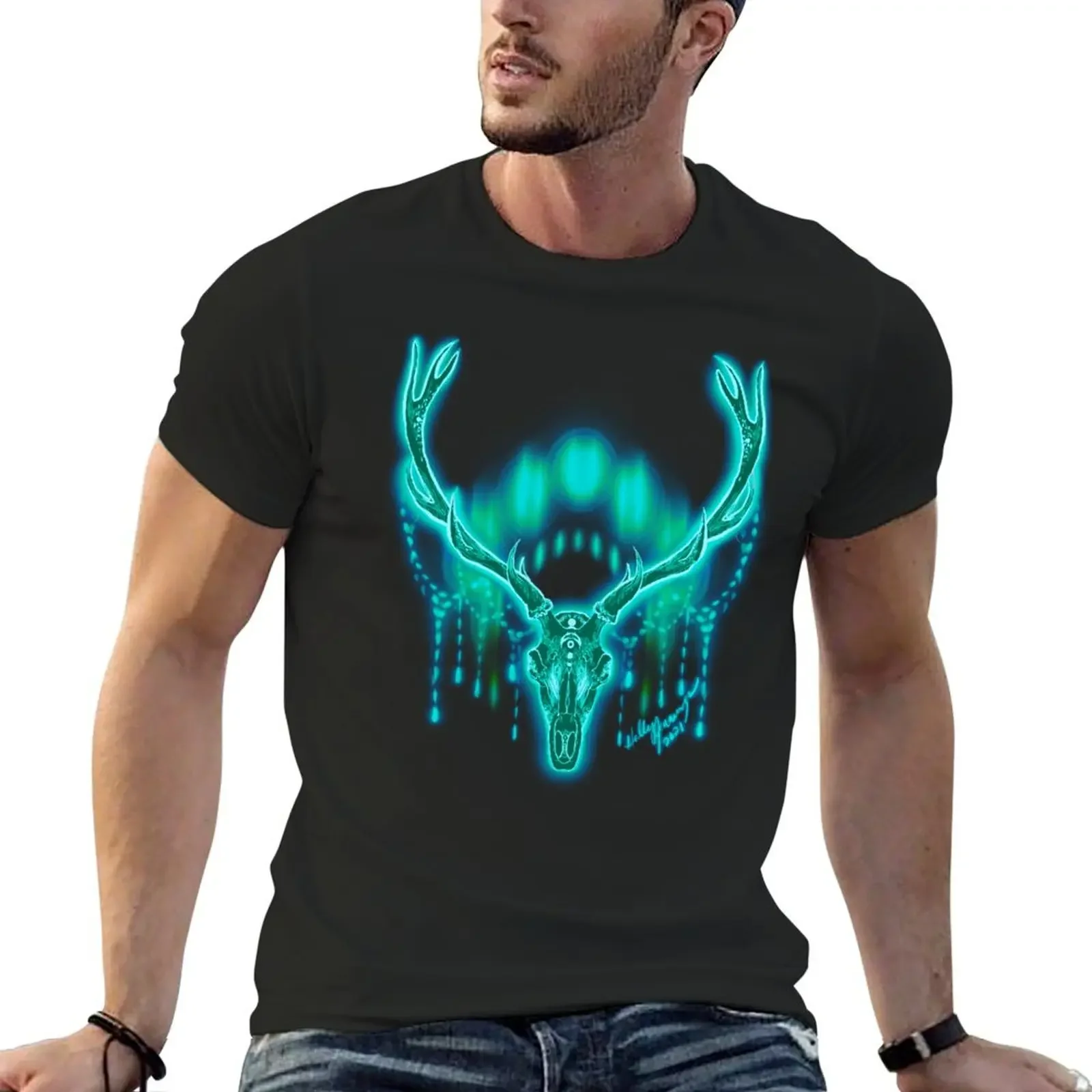 

Teal Deer T-Shirt vintage custom t shirt vintage t shirts baggy shirts t shirts for men