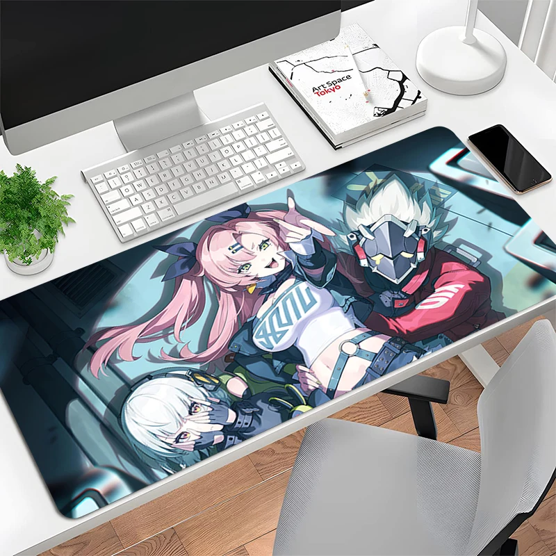 نيكول ديمارا-لوحة ماوس للألعاب ، إكسسوارات كمبيوتر مكتبي ، واقي مكتبي ، سجادة ألعاب أنيمي ، منطقة بلا زينات صفر