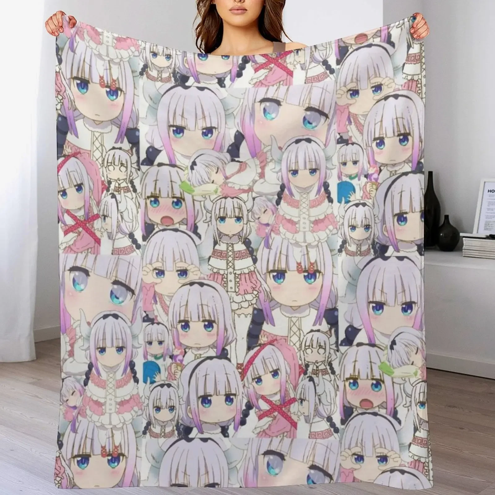 

Kanna Throw Blanket Baby Soft Plush Plaid Hairys Furry Blankets