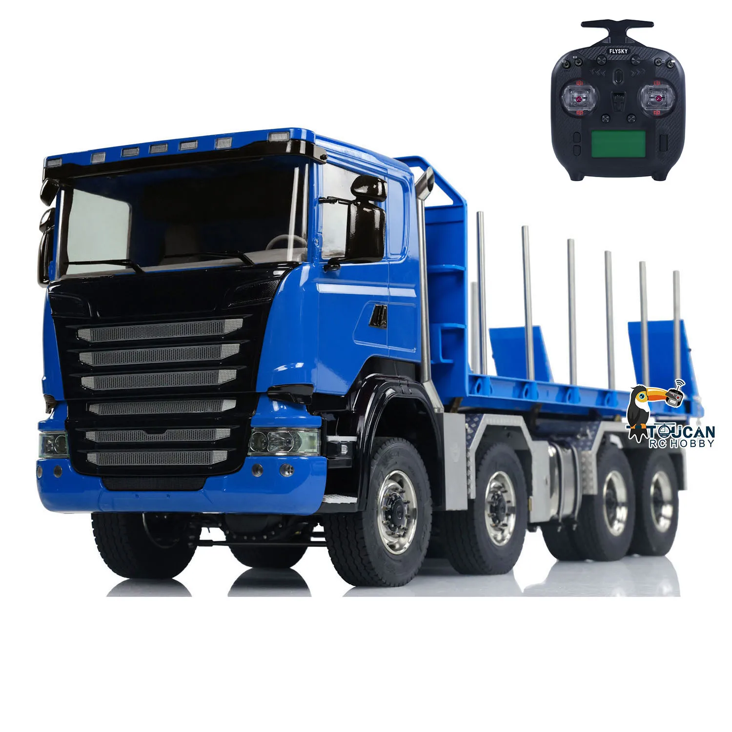 1/14 RC Hydraulic Metal Dump Truck 8x8 3-speed Gearbox Dumper Car Differential Lock Axles Tipper Truck Model Toy Gift