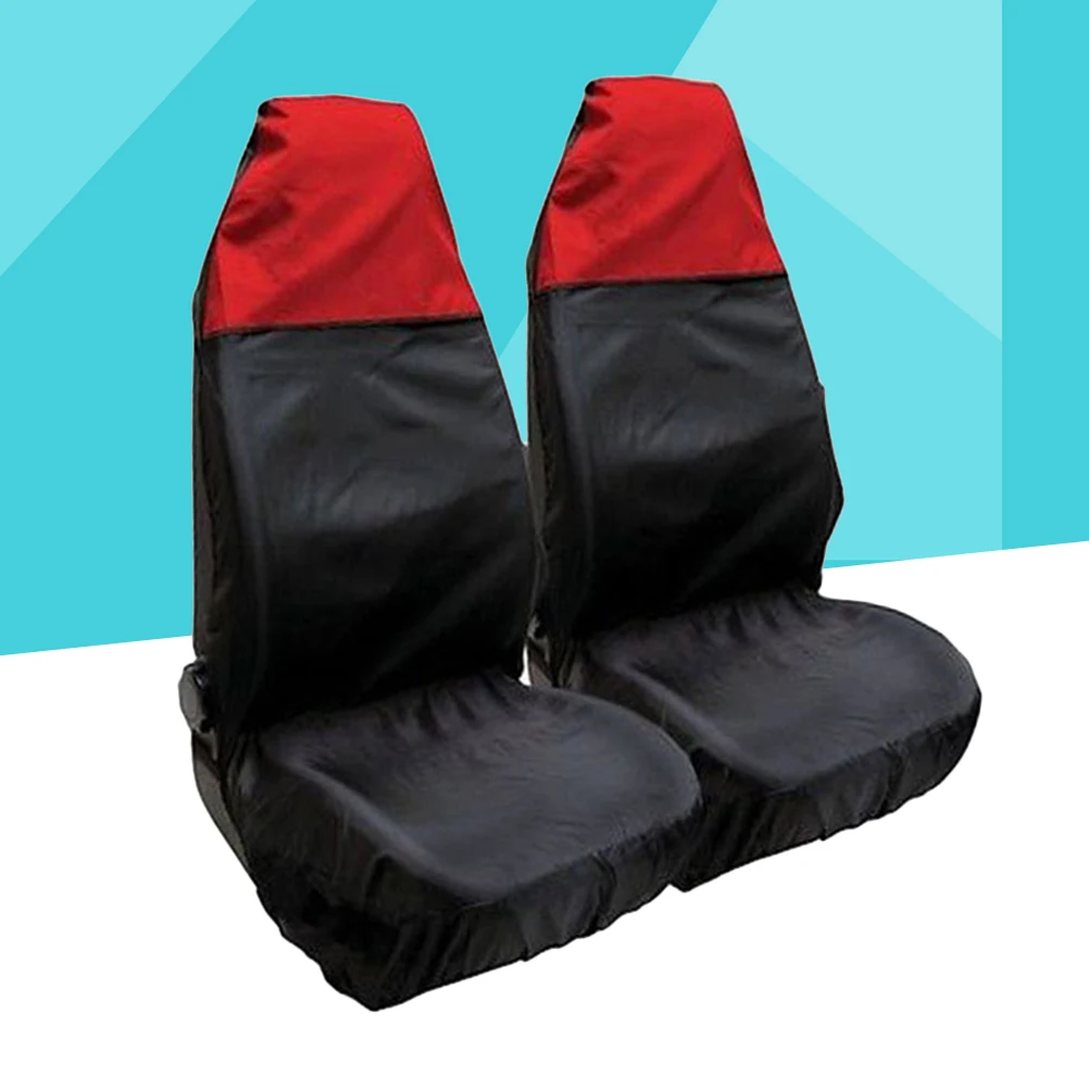 

Oil Resistant Seat Covers Car Polyester Washable Dustproof Vehicle Protector Auto Stain Resistant Universal Installation Protect