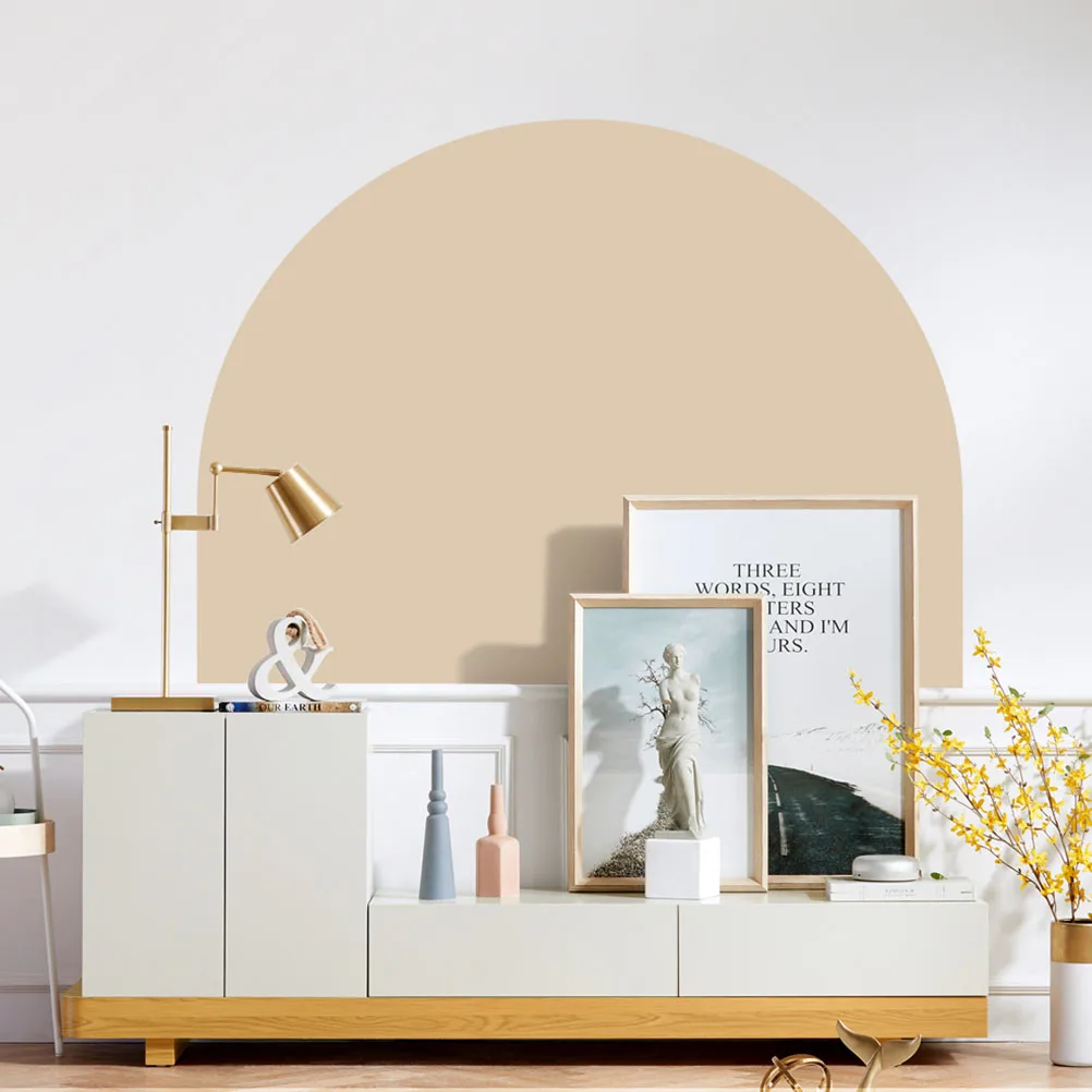 

Geometric Wallpaper Decals Art Arched Decor Nursery Sticker Removable Peel and Hanging Mural