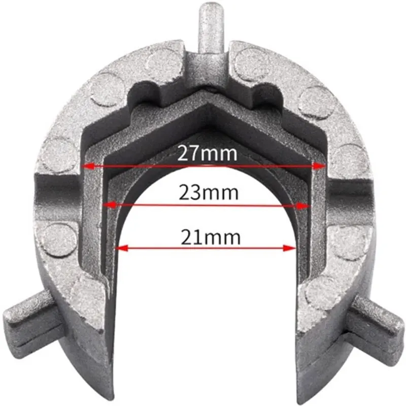 Chiave per rubinetto per lavello K50 chiave multifunzionale per riparazione a doppia testa scaldabagno strumenti idraulici Set di chiavi per attrezzi da bagno