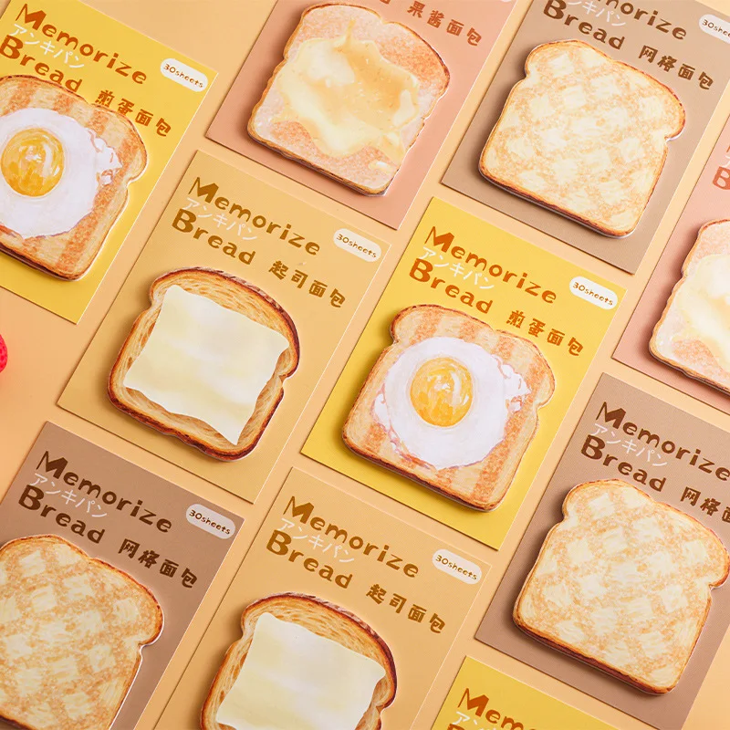 Memory Bread Series Convenient Notes Creative and Beautiful Notes Memo N Times Ins Style High-end Note Paper Stationery Supplies image 4