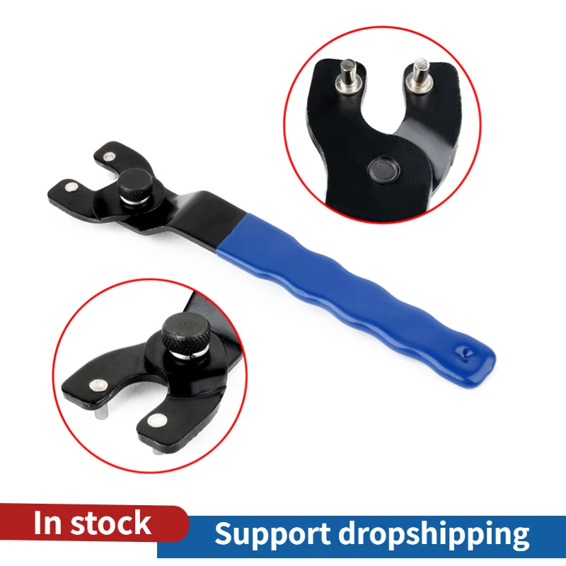 Adjustable Angle Grinder Key Pin Spanner Plastic Handle Pin Wrench Spanner Home Wrenches Repair Tool  Household gadgets dropship