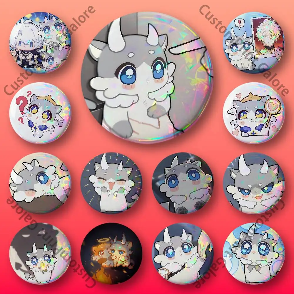 

Beagle Coconut Badges 58 44 32 75 25 mm Enamel Pin Tinplate Round Brooch Cosplay Nijigen Otaku Culture