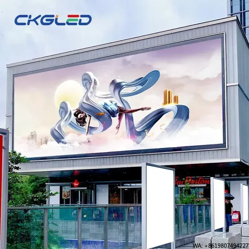 for Waterproof Roadside 5.33mm LED Display Screen Outdoor Fixed Electronic Big Digital Billboard Advertising Exterior Panel