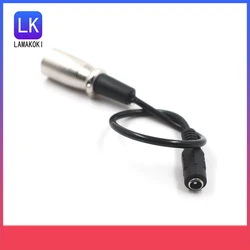 XLRM XLR Plug Connector for E-bike Battery Can Weld DIY E-bike Battery Spare Part