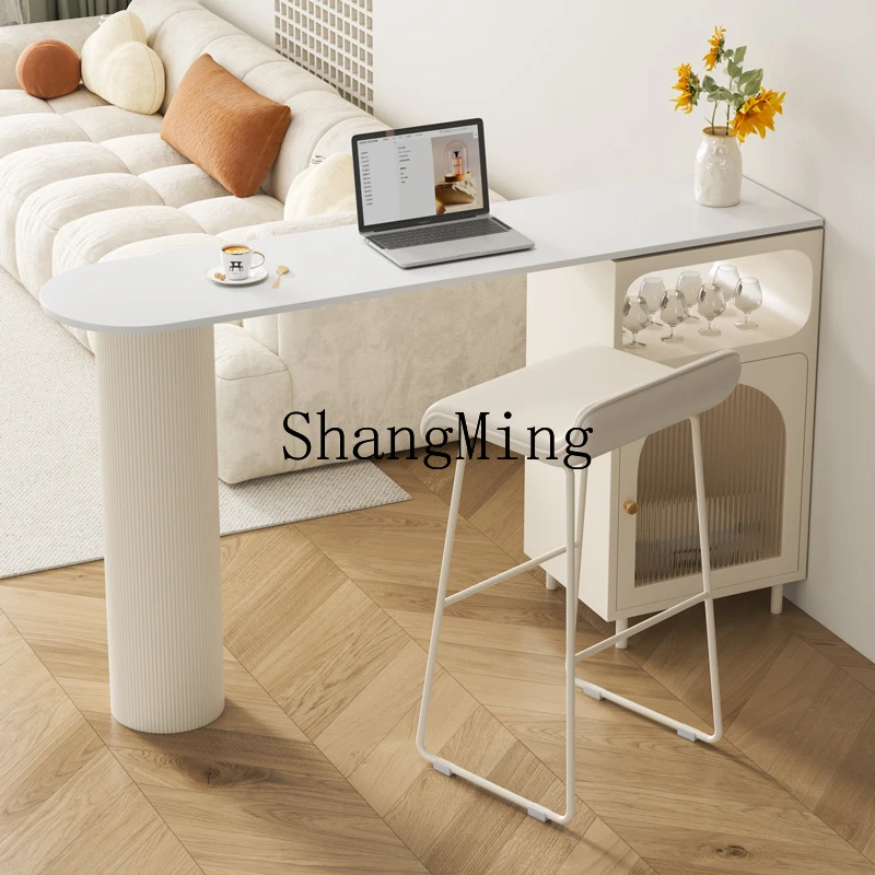 ZYY Simple ménage crème vent ardoise Table de Bar salon Simple île Table longue Table