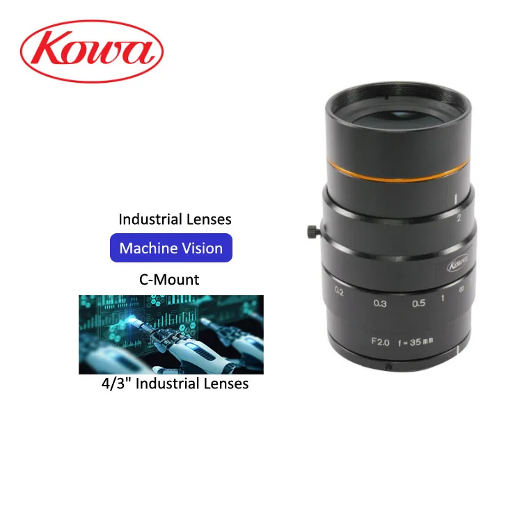 

Kowa Lenses LM35XC | 4/3" 35mm 20MP C-Mount Lens 100% Original Package Industrial Lens