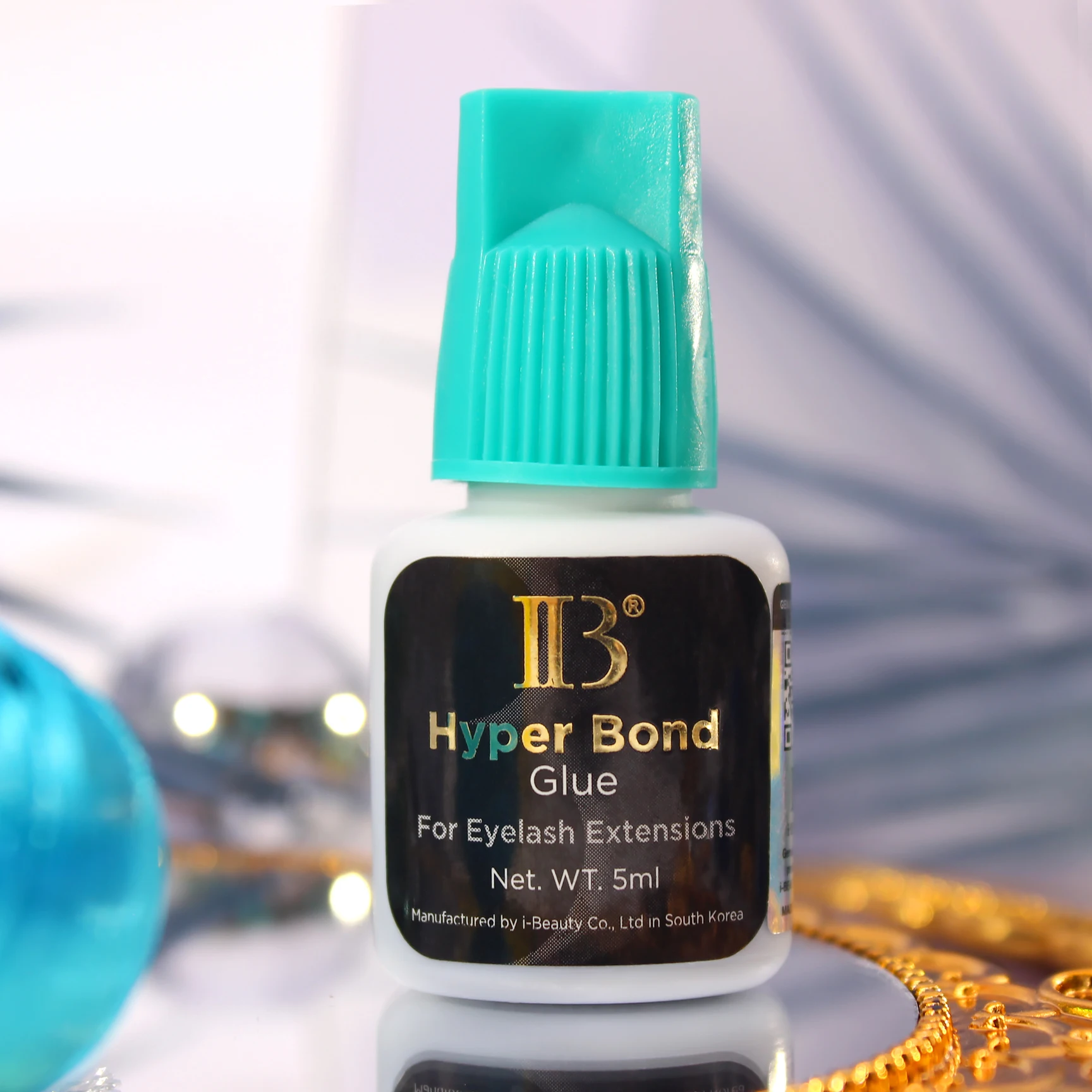 1 ボトル IBeauty ハイパーボンド接着剤偽まつげエクステンション IB 接着剤 0.5 秒速乾性長期的な韓国美容ショップ強力な供給