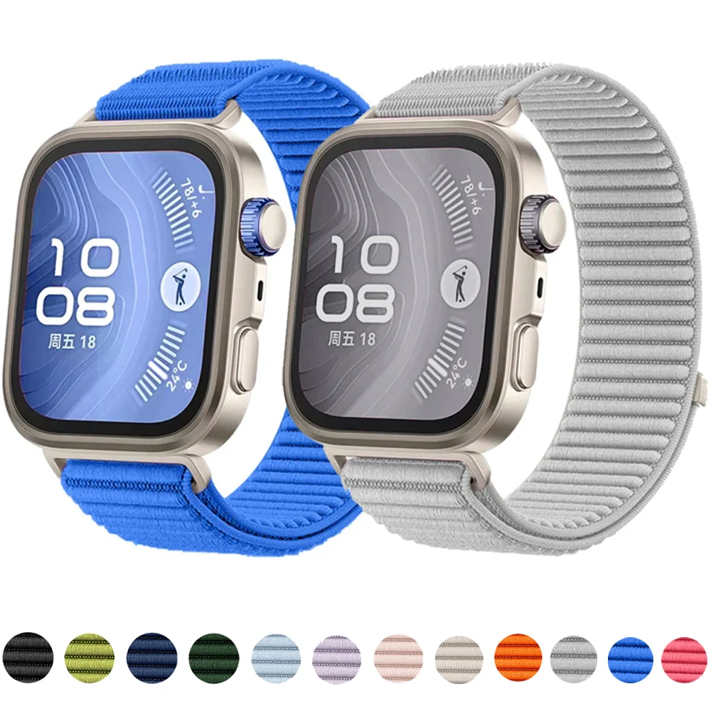 Плетеный нейлоновый ремешок для Huawei Watch 4 Pro, официальный оригинальный браслет для Huawei Watch Fit 4 3, дышащий браслет, аксессуары