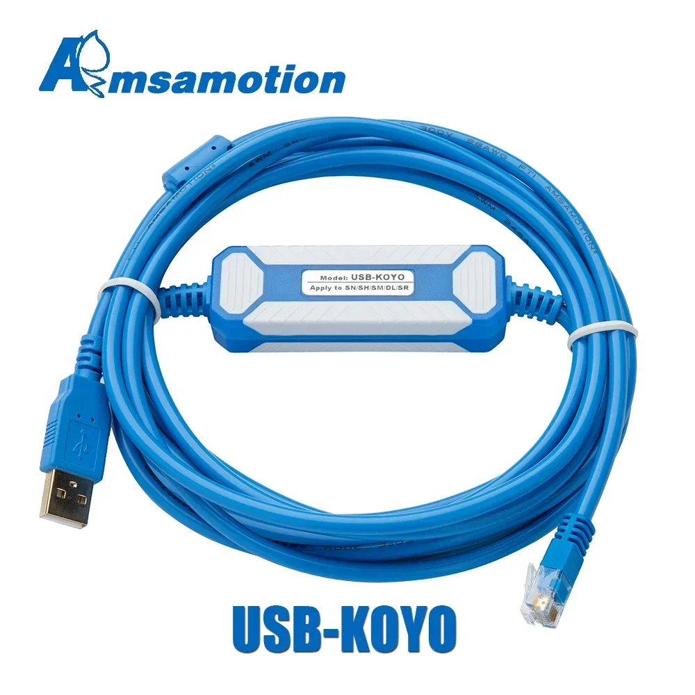 USB-KOYO PLC Programming Cable For YOKO SN/SM/SH/SR/DL/NK/PLC KOYO Series PLC USB Download Line