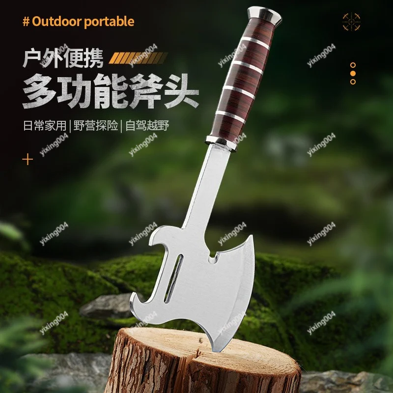 Multifunctional Outdoor Hand Axe Camping Splitting Axe For Logging Emergency Survival Outdoor Activities